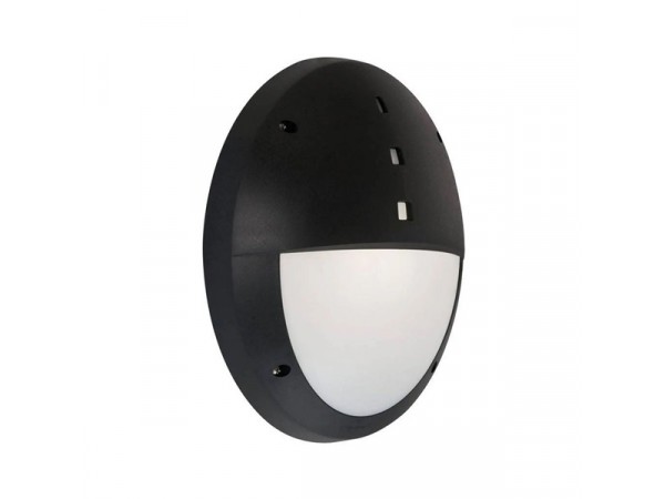 Fumagalli DANZI VE E27 fekete kültéri falilámpa érzékelővel 