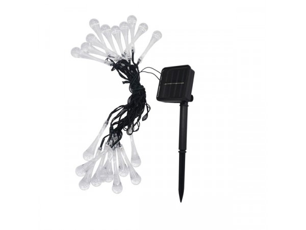 IRIS DL-020CW-SL-20LED szolár LED dekorációs fényfüzér 