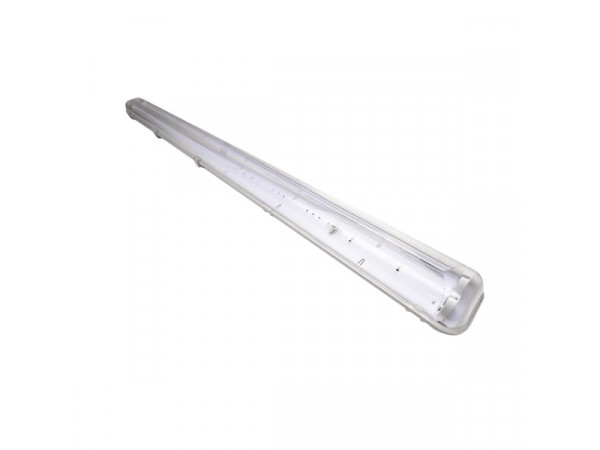 Iris Lighting JF6236 T8 LED fénycsőre előkészített por- és páramentes lámpatest IP65 120cm fém békazárral 