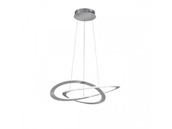 TRIO 321710107 OAKLAND 52W 5650lm 3000K nikkel függesztett lámpatest 