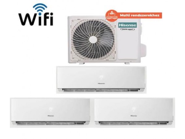 Hisense Multisplit3 (3AMW72U4RJC + DJ35LE0EG) Split klíma