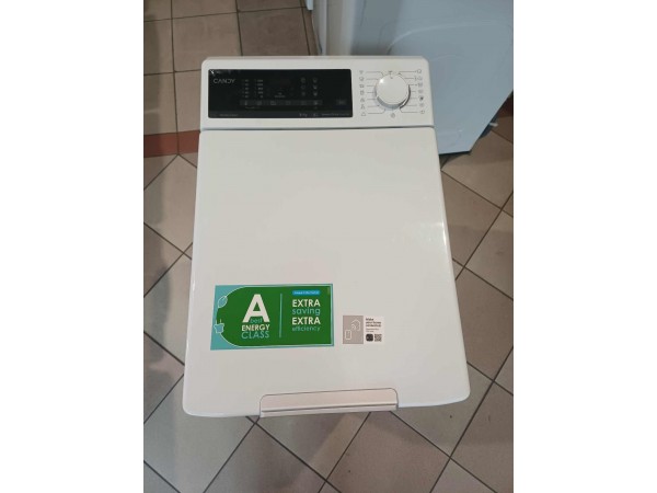 Sérült Új Candy TCA284TM5-S Felültöltős Mosógép [O347] 