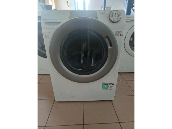 Sérült Új Candy RP4 476BWMR8-S Keskeny Mosógép [O375] 