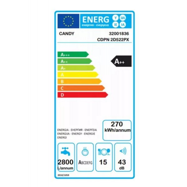 Candy CDPN 2D522PX/E Mosogatógép