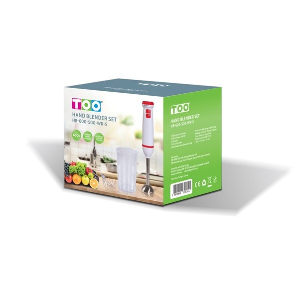 TOO HB-600-500 fehér botmixer szett 