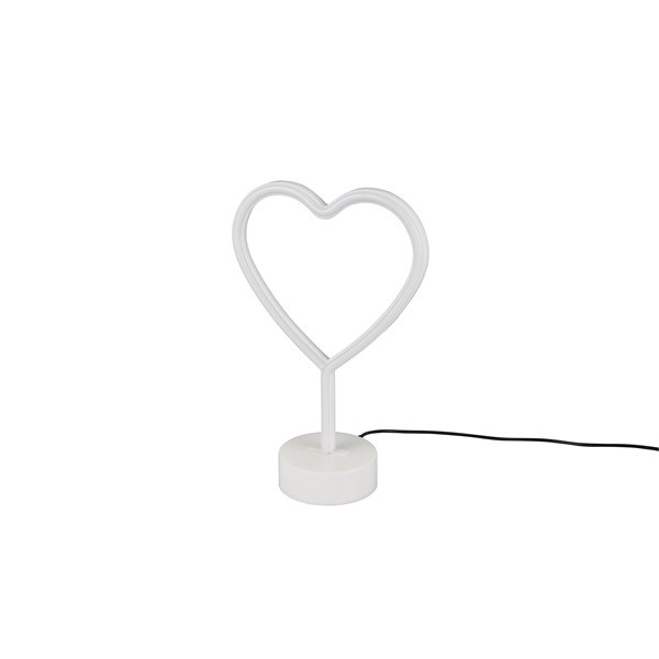 TRIO R55210101 Heart 30,5 cm USB asztali lámpa 
