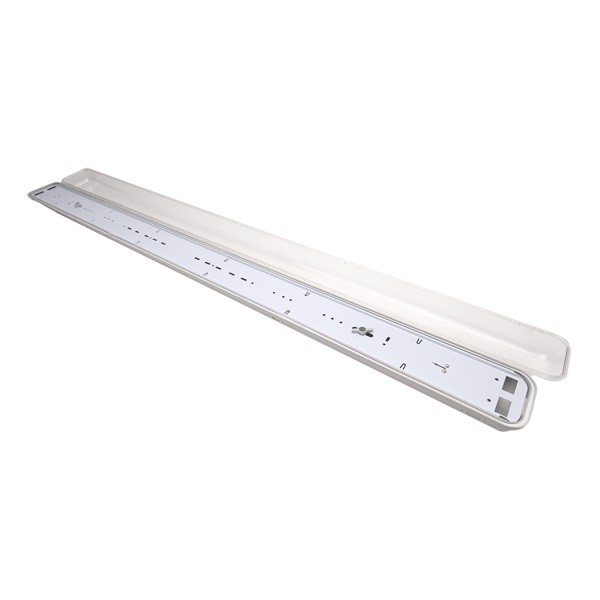 Iris Lighting JF6236 T8 LED fénycsőre előkészített por- és páramentes lámpatest IP65 120cm fém békazárral 