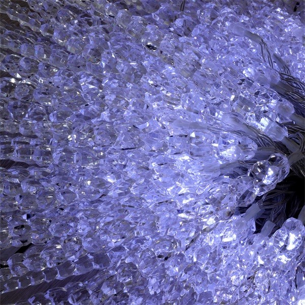 Iris Jégcsap alakú S2/20m/IPX5 szabványos/hideg fehér/120db LED-es/napelemes fénydekoráció 