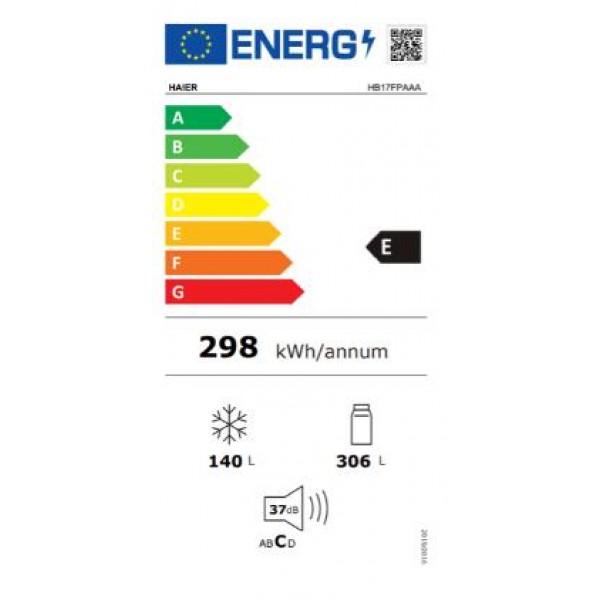 HAIER HB17FPAAA No Frost kombinált hűtőszekrény 446 l, Dual Inverter