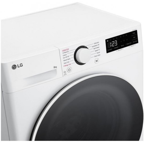 LG F2WR508S0W Elöltöltős keskeny mosógép