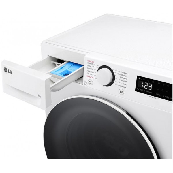 LG F2WR508S0W Elöltöltős keskeny mosógép
