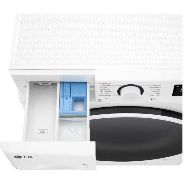 LG F2WR508S0W Elöltöltős keskeny mosógép