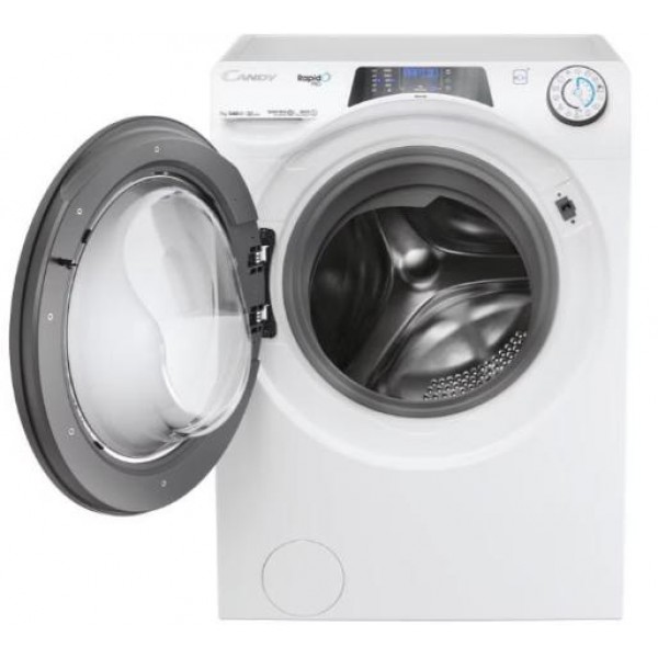 CANDY RP4 476BWMR8-S Elöltöltős keskeny mosógép, 7kg, WiFi, Inverter motor