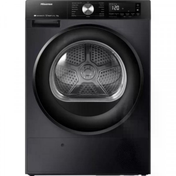 Hisense DH3S902BB3 Hőszivattyús szárítógép C energiaosztály,9 kg,64 dB, Inverter motor