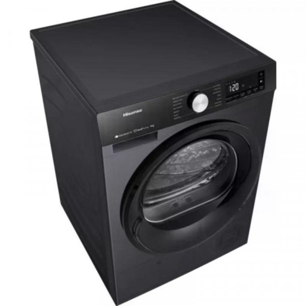 Hisense DH3S902BB3 Hőszivattyús szárítógép C energiaosztály,9 kg,64 dB, Inverter motor