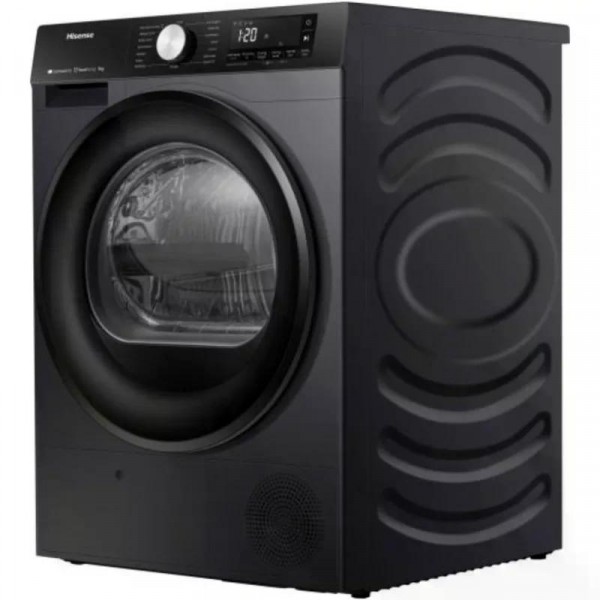 Hisense DH3S902BB3 Hőszivattyús szárítógép C energiaosztály,9 kg,64 dB, Inverter motor
