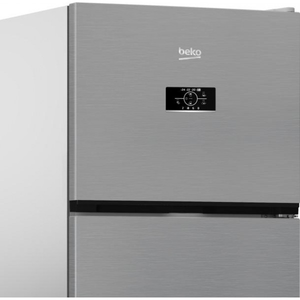BEKO B3RDNE504HXB Felülfagyasztós kombinált hűtőszekrény
