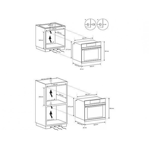 CANDY FCM955NRL/CA Beépíthető sütő