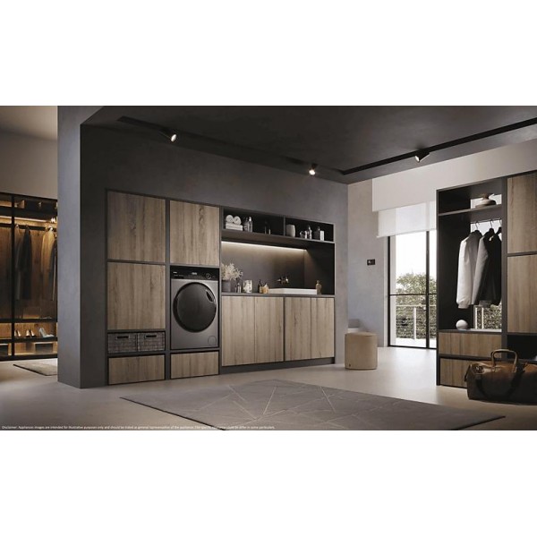 HAIER HWD80B14959S8U1S Mosó és szárítógép 8+5 kg, Direct Motion motor, WiFi, antracit