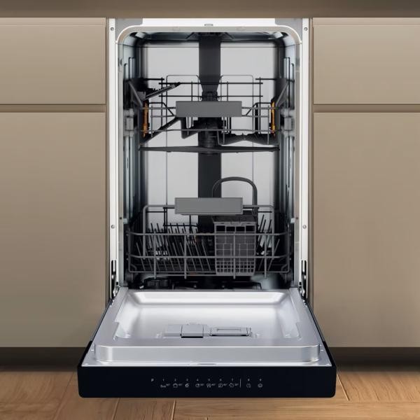 Whirlpool WH6PC11BS7A0 Beépíthető keskeny mosogatógép