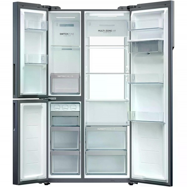 HAIER HSPR79F18EWMB Side by Side hűtőszekrény