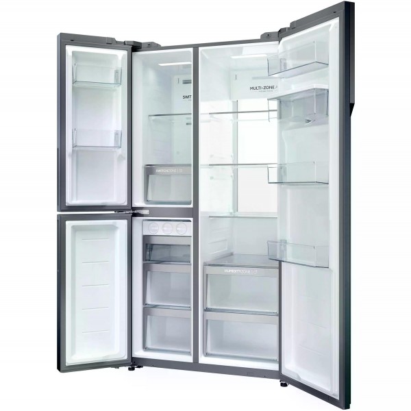 HAIER HSPR79F18EWMB Side by Side hűtőszekrény