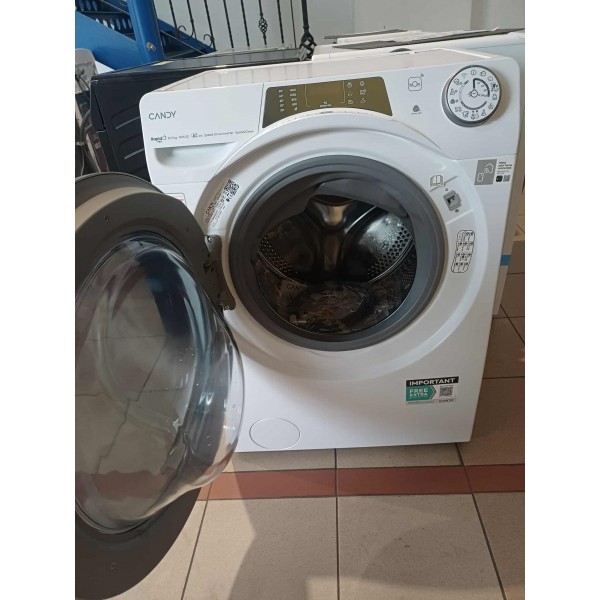 Sérült Új Candy RPW 4856BWR8-S Mosógép és Szárítógép [O348] 
