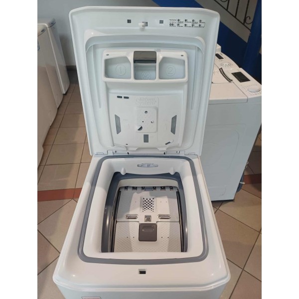 Sérült Új Candy TCA284TM5-S Felültöltős Mosógép [O347] 