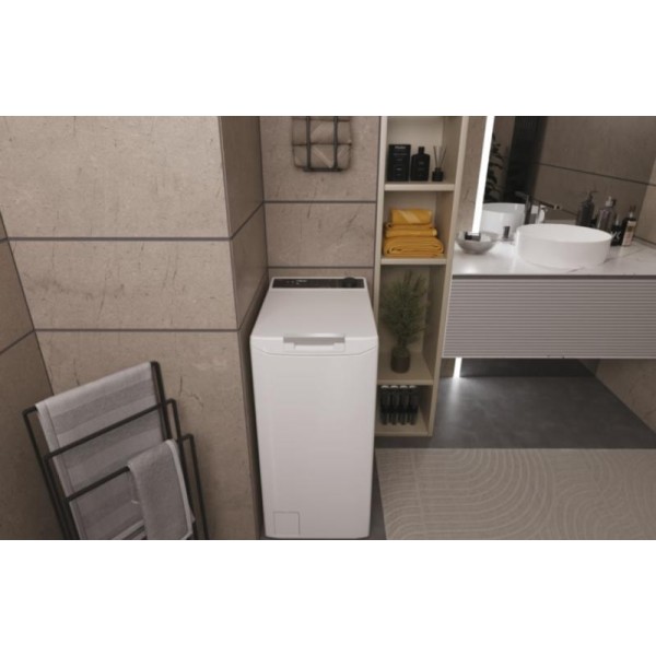 HAIER THASN476TM4-S Felültöltős mosógép 7 kg, fehér, 16 program, inverter, WIFI