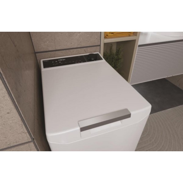 HAIER THASN476TM4-S Felültöltős mosógép 7 kg, fehér, 16 program, inverter, WIFI