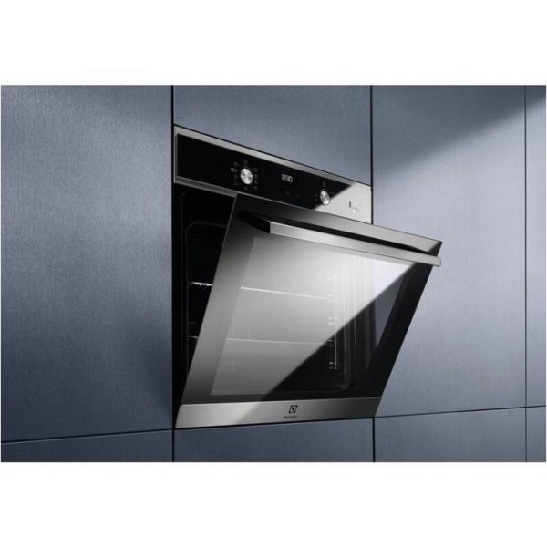ELECTROLUX EOD5F70BX Beépíthető gőz sütő, SteamBake sütő, érintőkapcsoló, aqua clean + katalitikus hátfal, 65l, teleszkópos sütősín