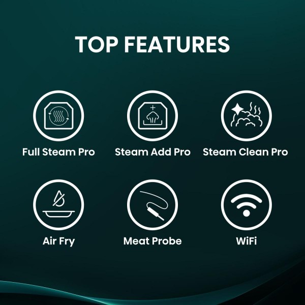 Hisense BFS615S8B Beépíthető sütő Gőz funkcióval