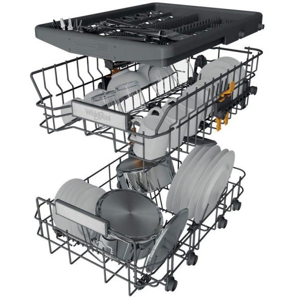 Whirlpool WH6IA10BS7L0 Beépíthető teljesen integrálható keskeny mosogatógép