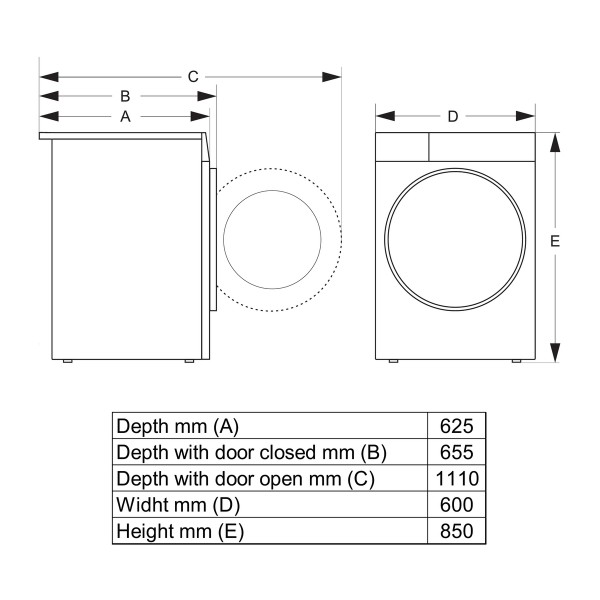 Gorenje DG81DP Hőszivattyús szárítógép