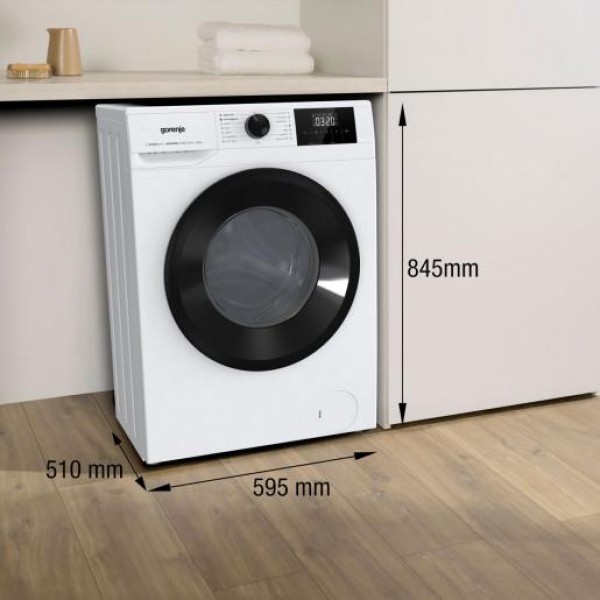 Gorenje W3NGPI74A3S Elöltöltős keskeny mosógép