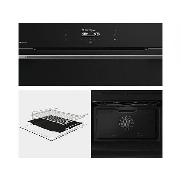 HISENSE BIM406A8B Beépíthető kompakt sütő és mikrohullámú sütő