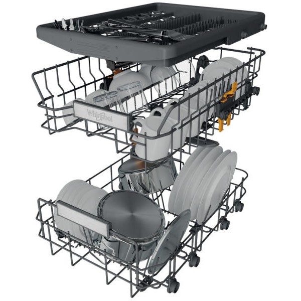 WHIRLPOOL WH6FB10BS7A0X Keskeny mosogatógép