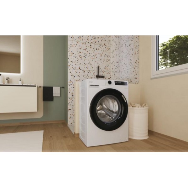 CANDY BR 48SBL6-S Elöltöltős mosógép 8 kg, WIFI, mix power system, fehér, inverter, 16 program