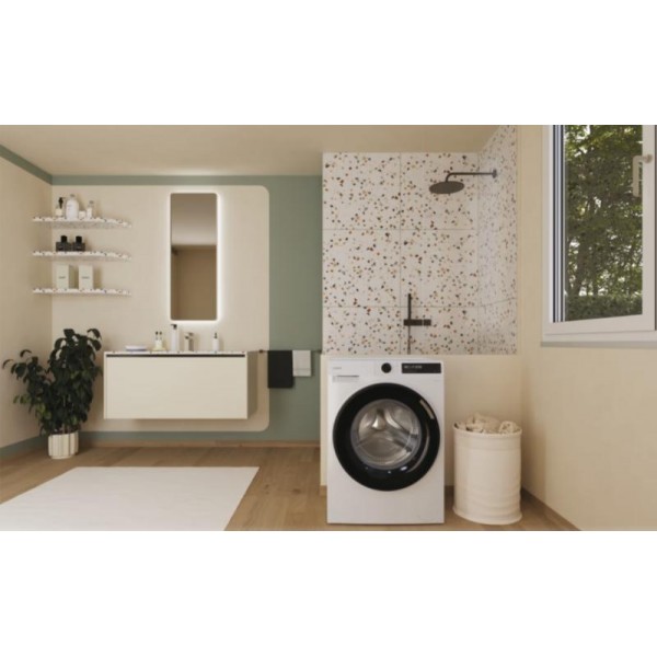 CANDY BR 48SBL6-S Elöltöltős mosógép 8 kg, WIFI, mix power system, fehér, inverter, 16 program